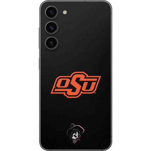 Oklahoma State University OSU on Black Galaxy S23 Plus Skin