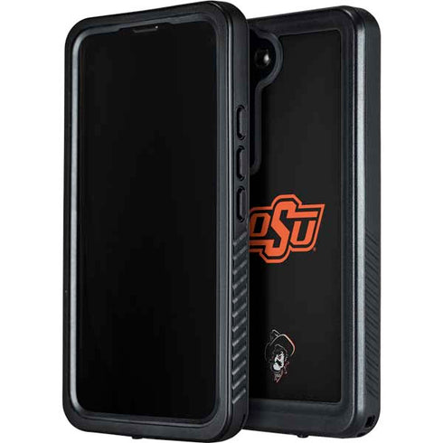 Oklahoma State University OSU on Black Galaxy S23 Plus Waterproof Case