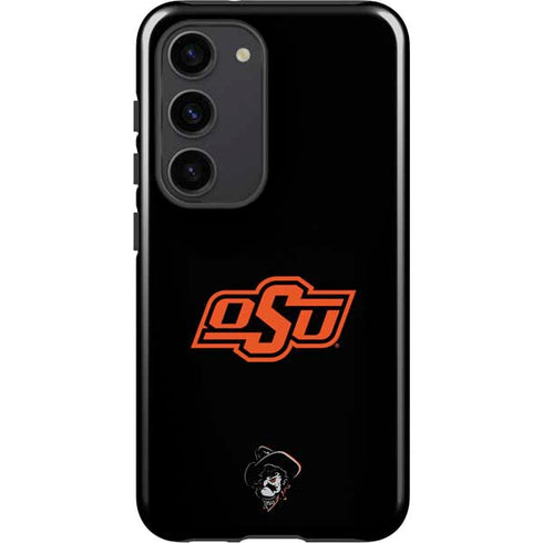 Oklahoma State University OSU on Black Galaxy S23 Pro Case