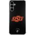 Oklahoma State University OSU on Black Galaxy S24 Plus Clear Case