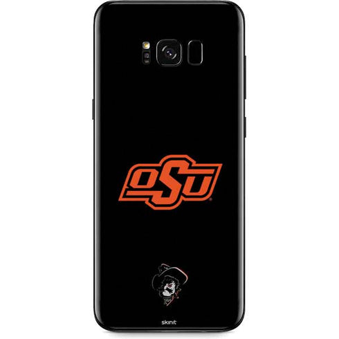 Oklahoma State University OSU on Black Galaxy S8 Skin