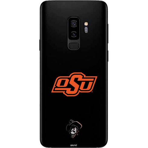 Oklahoma State University OSU on Black Galaxy S9 Plus Skin