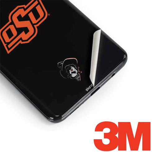 Oklahoma State University OSU on Black Galaxy S9 Plus Skin