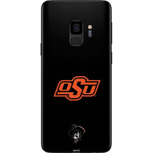 Oklahoma State University OSU on Black Galaxy S9 Skin