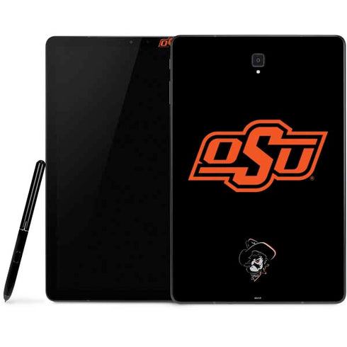 Oklahoma State University OSU on Black Samsung Galaxy Tab Skin