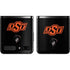 Oklahoma State University OSU on Black Galaxy Z Flip Skin