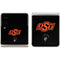 Oklahoma State University OSU on Black Galaxy Z Flip3 5G Skin