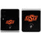 Oklahoma State University OSU on Black Galaxy Z Flip4 5G Skin