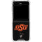 Oklahoma State University OSU on Black Galaxy Z Flip5 5G Clear Case