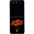 Oklahoma State University OSU on Black Galaxy Z Flip5 5G Skin