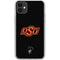 Oklahoma State University OSU on Black iPhone 11 Clear Case
