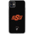 Oklahoma State University OSU on Black iPhone 11 Clear Case