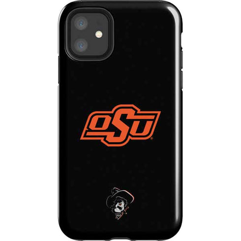 Oklahoma State University OSU on Black iPhone 11 Impact Case