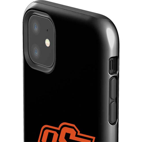 Oklahoma State University OSU on Black iPhone 11 Impact Case