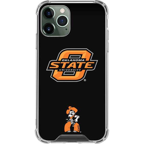 Oklahoma State University OSU on Black iPhone 11 Pro Max Clear Case
