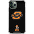Oklahoma State University OSU on Black iPhone 11 Pro Max Clear Case