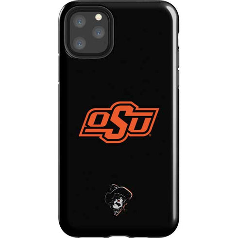 Oklahoma State University OSU on Black iPhone 11 Pro Max Impact Case