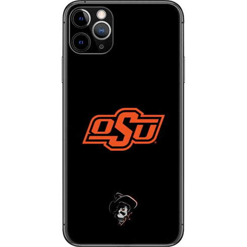 Oklahoma State University OSU on Black iPhone 11 Pro Max Skin
