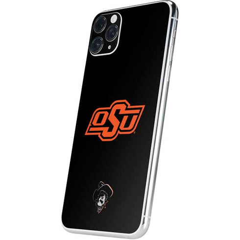 Oklahoma State University OSU on Black iPhone 11 Pro Max Skin