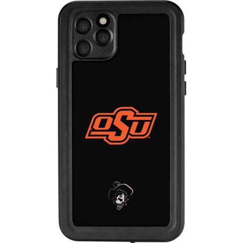 Oklahoma State University OSU on Black iPhone 11 Pro Max Waterproof Case
