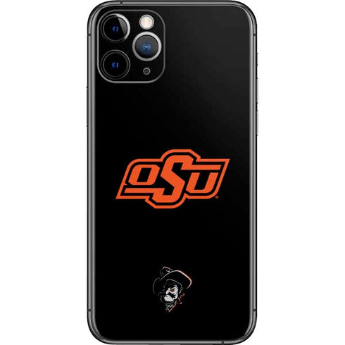 Oklahoma State University OSU on Black iPhone 11 Pro Skin