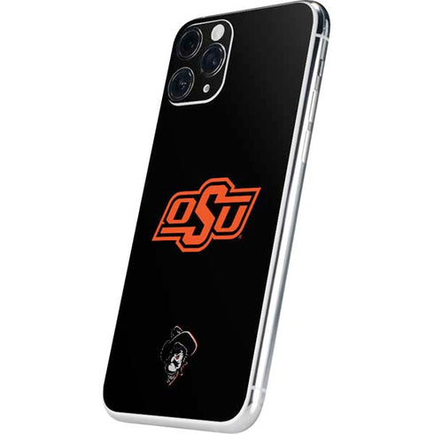 Oklahoma State University OSU on Black iPhone 11 Pro Skin