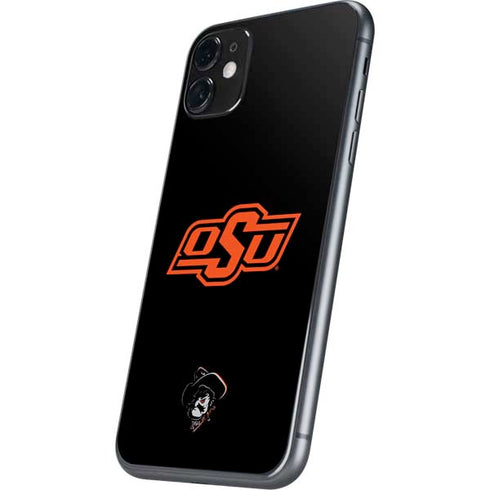 Oklahoma State University OSU on Black iPhone 11 Skin