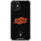Oklahoma State University OSU on Black iPhone 12 Clear Case