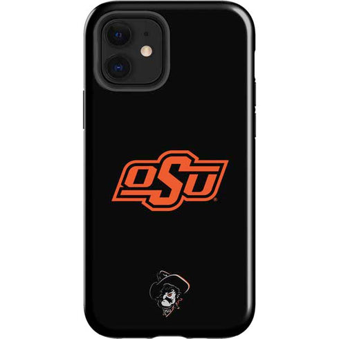 Oklahoma State University OSU on Black iPhone 12 Impact Case