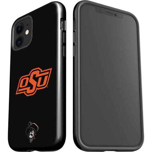 Oklahoma State University OSU on Black iPhone 12 Impact Case