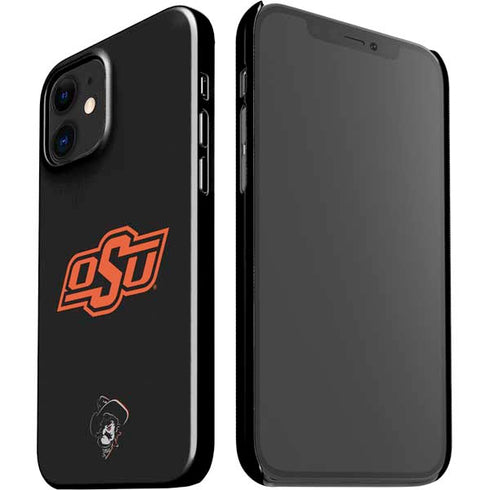 Oklahoma State University OSU on Black iPhone 12 Mini Lite Case