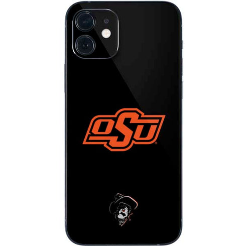 Oklahoma State University OSU on Black iPhone 12 Mini Skin