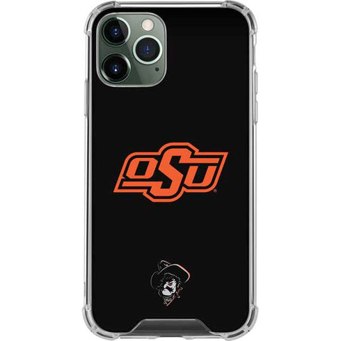 Oklahoma State University OSU on Black iPhone 12 Pro Clear Case