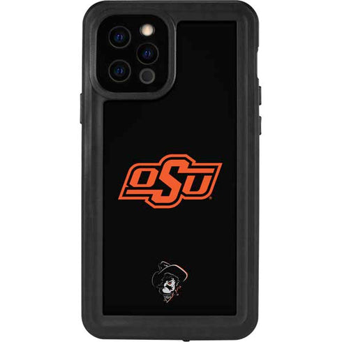 Oklahoma State University OSU on Black iPhone 12 Pro Waterproof Case