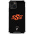 Oklahoma State University OSU on Black iPhone 13 Clear Case