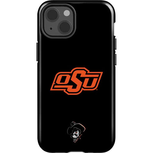 Oklahoma State University OSU on Black iPhone 13 Impact Case