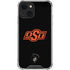 Oklahoma State University OSU on Black iPhone 13 Mini Clear Case