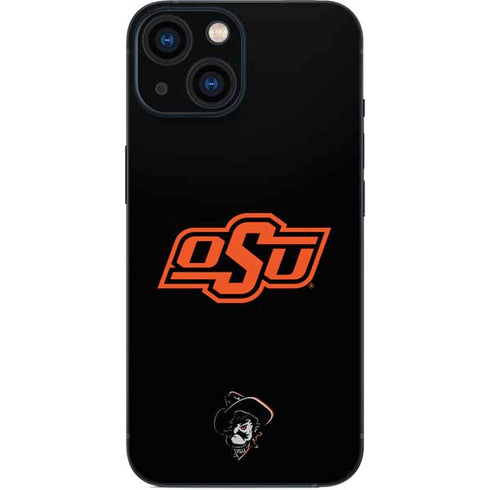 Oklahoma State University OSU on Black iPhone 13 Mini Skin