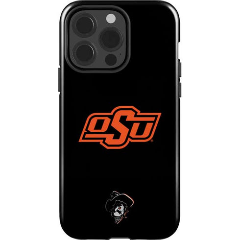 Oklahoma State University OSU on Black iPhone 13 Pro Impact Case