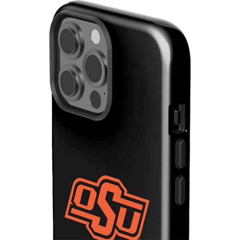 Oklahoma State University OSU on Black iPhone 13 Pro Max Impact Case