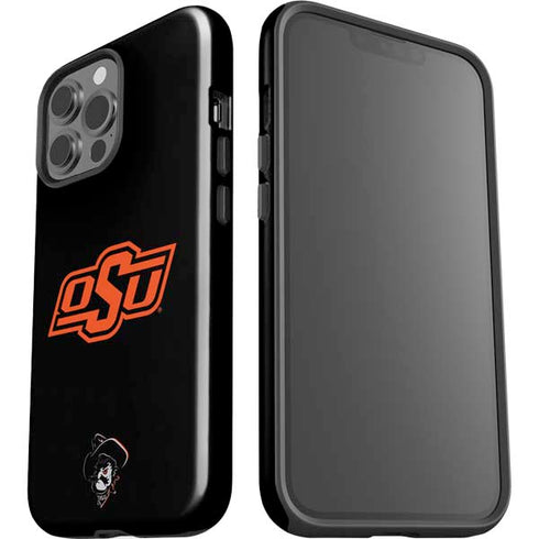 Oklahoma State University OSU on Black iPhone 13 Pro Max Impact Case