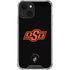 Oklahoma State University OSU on Black iPhone 14 Clear Case
