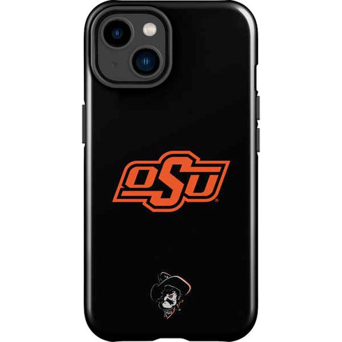 Oklahoma State University OSU on Black iPhone 14 Plus Impact Case