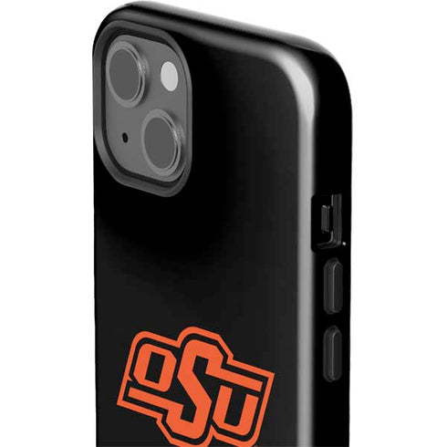 Oklahoma State University OSU on Black iPhone 15 Impact Case