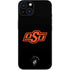Oklahoma State University OSU on Black iPhone 15 Plus Skin