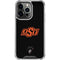 Oklahoma State University OSU on Black iPhone 14 Pro Clear Case