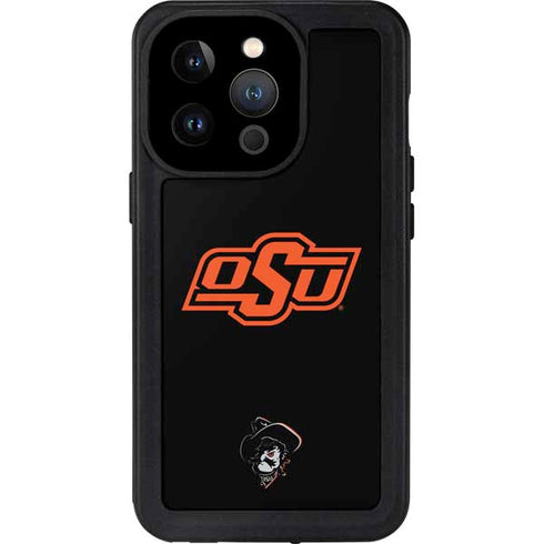 Oklahoma State University OSU on Black iPhone 14 Pro Waterproof Case