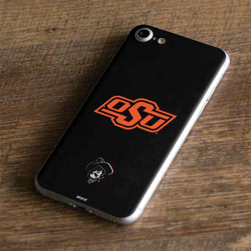 Oklahoma State University OSU on Black iPhone 7 Skin