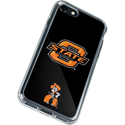 Oklahoma State University OSU on Black iPhone SE (2nd & 3rd Gen) Clear Case