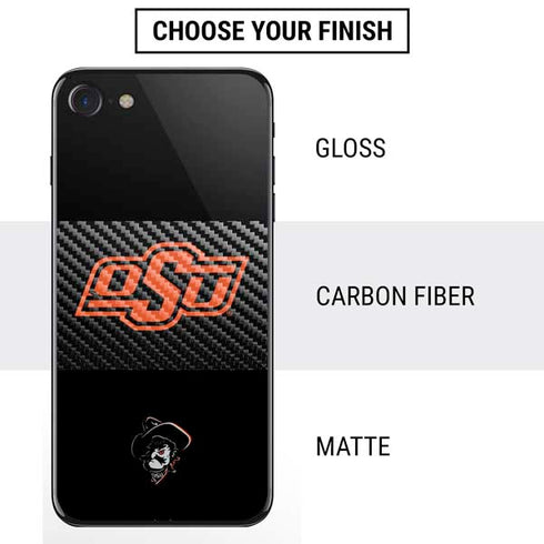 Oklahoma State University OSU on Black iPhone SE (2nd & 3rd Gen) Skin